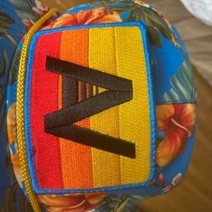 Aviator Nation Hawaiian Print Hat.